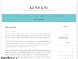 Sites similar to eatpraylearnblog.wordpress.com