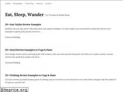Sites similar to eatsleepwander.com