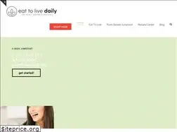 Sites similar to eattolivedaily.com