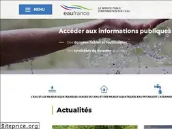 Sites similar to eaufrance.fr