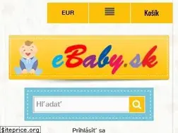 Sites similar to ebaby.sk