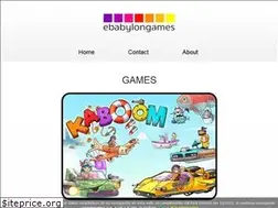 Sites similar to ebabylongames.com
