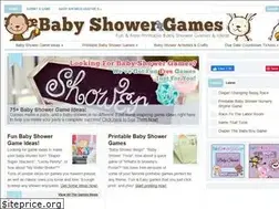 Sites similar to ebabyshowergames.com