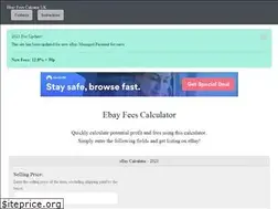Sites similar to ebayfeecalc.co.uk