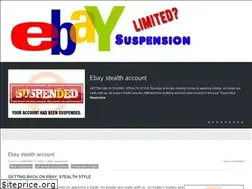 Sites similar to ebaysuspension.biz