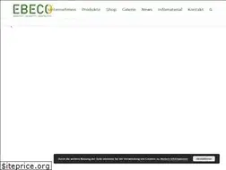 Sites similar to ebeco.de