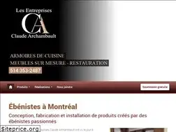 Sites similar to ebenisteriearchambault.ca