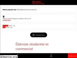 Sites similar to ebenisteriemarcandrelavigueur.net