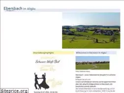 Sites similar to ebersbach-allgaeu.de