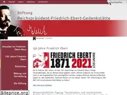 Sites similar to ebert-gedenkstaette.de
