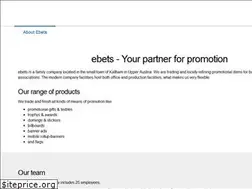 Sites similar to ebets-promotion.at