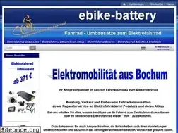 Sites similar to ebike-battery.de