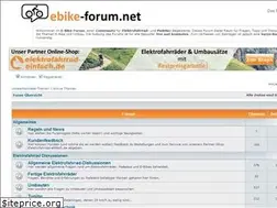 Sites similar to ebike-forum.net