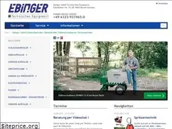 Sites similar to ebinger-gmbh.com