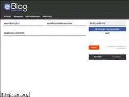 Sites similar to eblog.hu