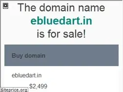 Sites similar to ebluedart.in
