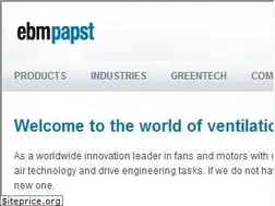 Sites similar to ebmpapst.com