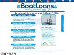 Sites similar to eboatloans.com