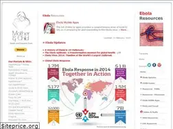 Sites similar to ebolaresources.org