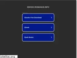 Sites similar to ebook-romance.info