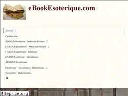 Sites similar to ebookesoterique.com