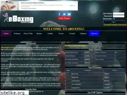 Sites similar to eboxingpromoter.com