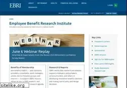 Sites similar to ebri.org