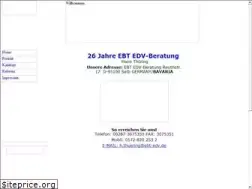 Sites similar to ebt-edv.de