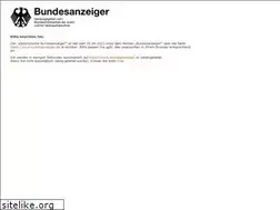 Sites similar to ebundesanzeiger.de