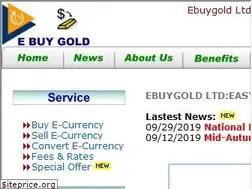 Sites similar to ebuygold.org