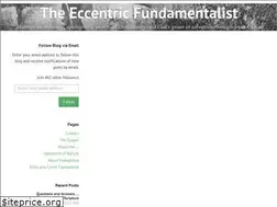 Sites similar to eccentricfundamentalist.com
