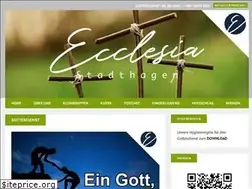 Sites similar to ecclesia-stadthagen.de