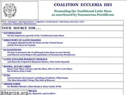 Sites similar to ecclesiadei.org
