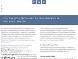 Sites similar to ecclesiamed.de