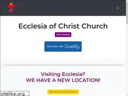 Sites similar to ecclesiaofchrist.org