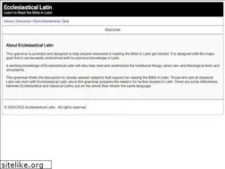 Sites similar to ecclesiasticallatin.com