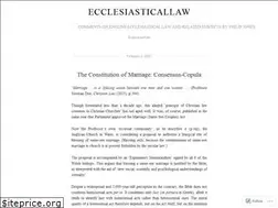 Sites similar to ecclesiasticallaw.wordpress.com