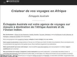 Sites similar to echappee-australe.com