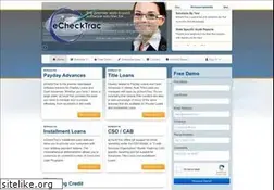 Sites similar to echecktrac.com