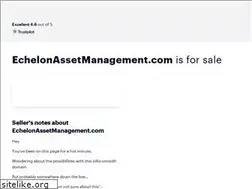 Sites similar to echelonassetmanagement.com