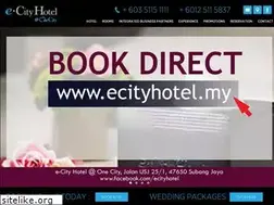 Sites similar to ecityhotel.my
