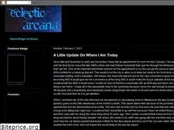 Sites similar to eclecticarcania.blogspot.com