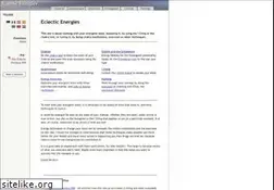 Sites similar to eclecticenergies.com
