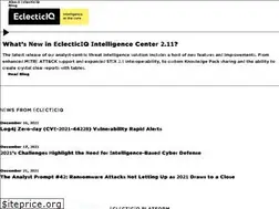 Sites similar to eclecticiq.com