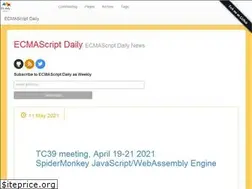 Sites similar to ecmascript-daily.github.io