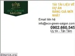 Sites similar to eco-green-saigon.com