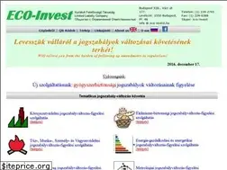 Sites similar to eco-invest.hu