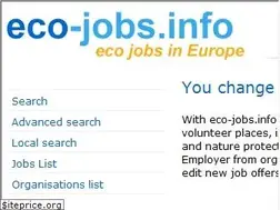 Sites similar to eco-jobs.info