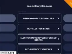 Sites similar to eco-motorcycles.co.uk