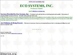 Sites similar to eco-systems.org